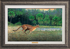 The Panther's Quest -Sedona Driftwood Frame