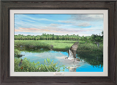 "Florida's Wild Beauty" © Peter R. Gerbert, -Framed