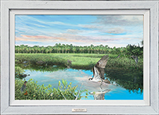 Florida's Wild Beauty -Country Weathered Frame
