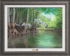 River Journey -Large Sedona Driftwood & Whitewash Frames